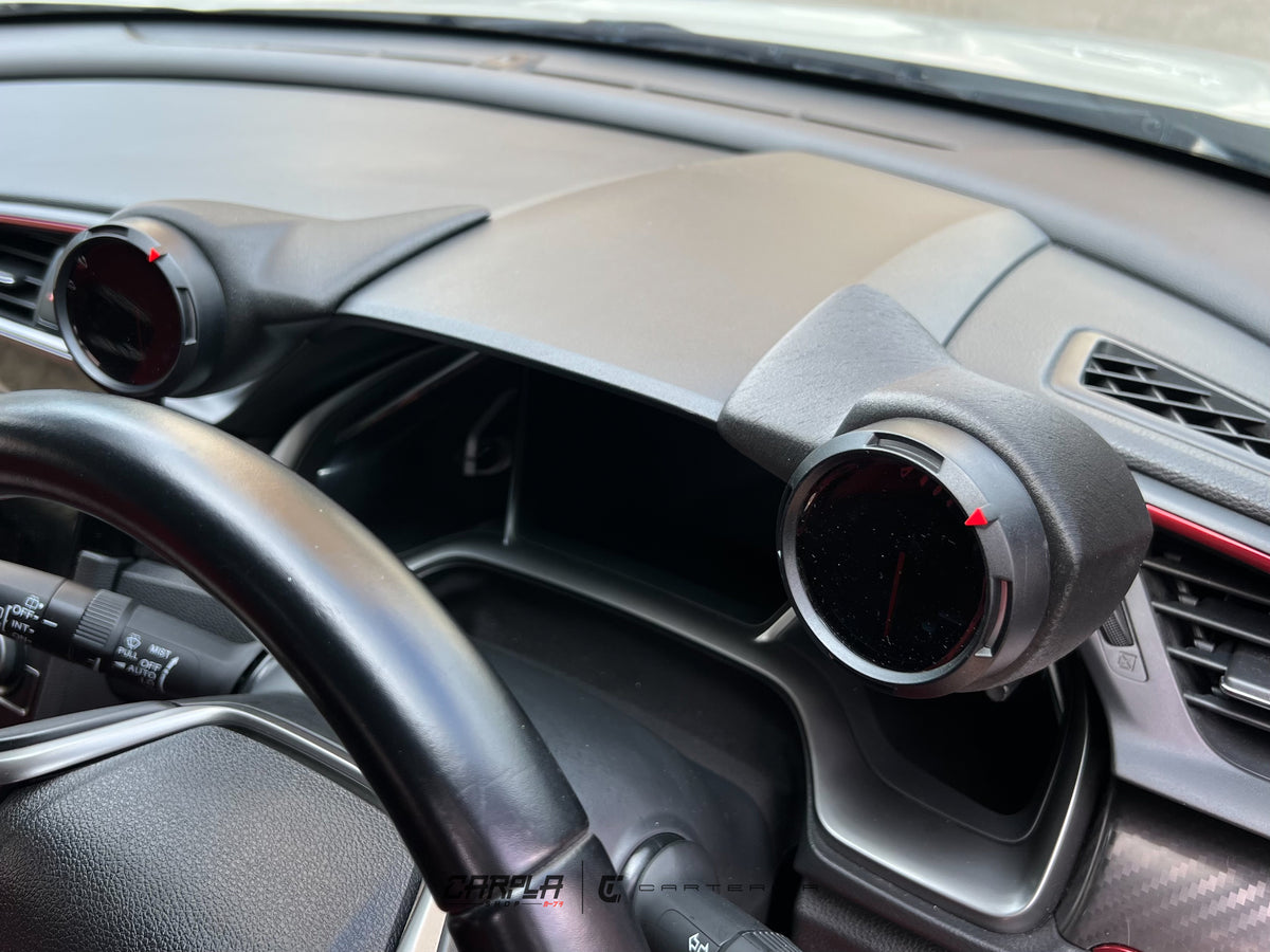 CARTERIOR x CARPLA | FK8/FK7/FC1  METER HOOD GAUGE