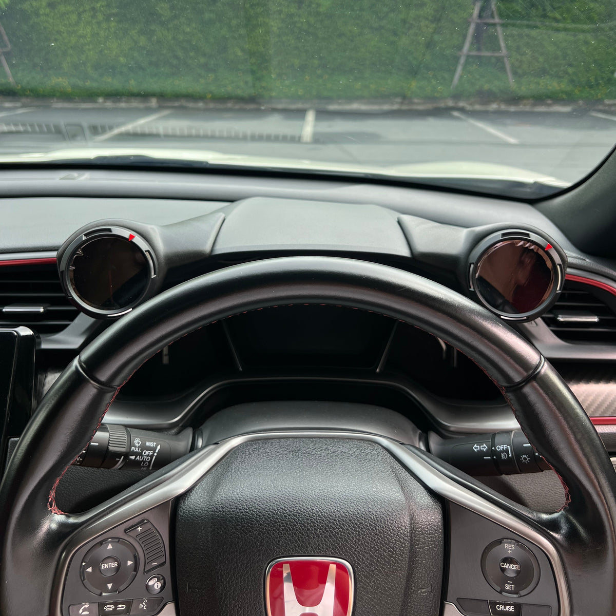 CARTERIOR x CARPLA | FK8/FK7/FC1  METER HOOD GAUGE