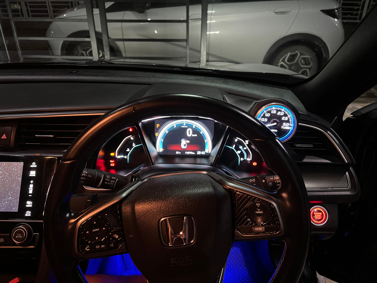 CARTERIOR x CARPLA | FK8/FK7/FC1  METER HOOD GAUGE